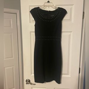White House Black Market Studded Accent Dress